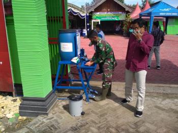Seminar Bakesbangpol Dilokasi TMMD Tambakrejo, Terapkan Prokes Secara Ketat